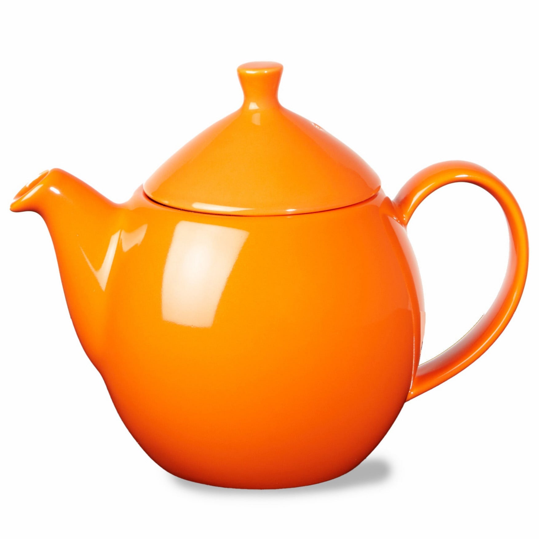 New Dew Teapot with Basket Infuser 32oz  Glossy Colors