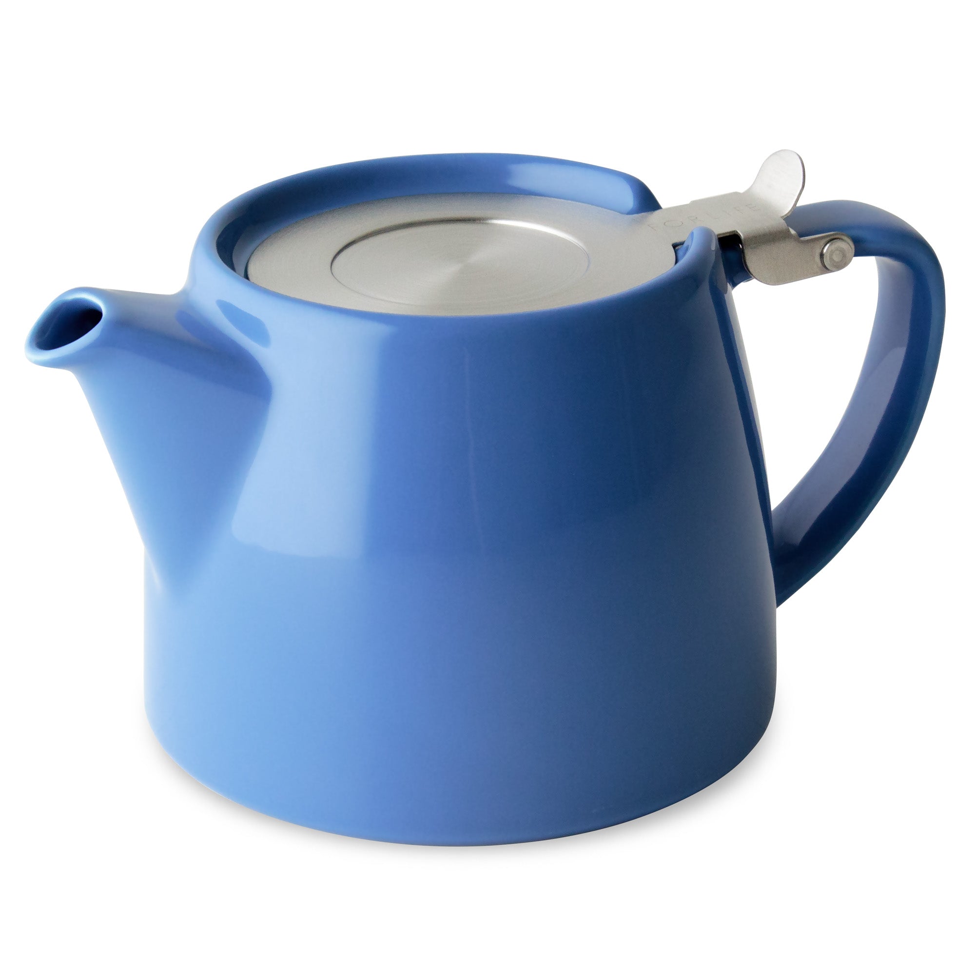 Stump Teapot with Infuser 18 oz (18 oz. / White) - 18 oz. White of , by Harney & Sons Fine Teas