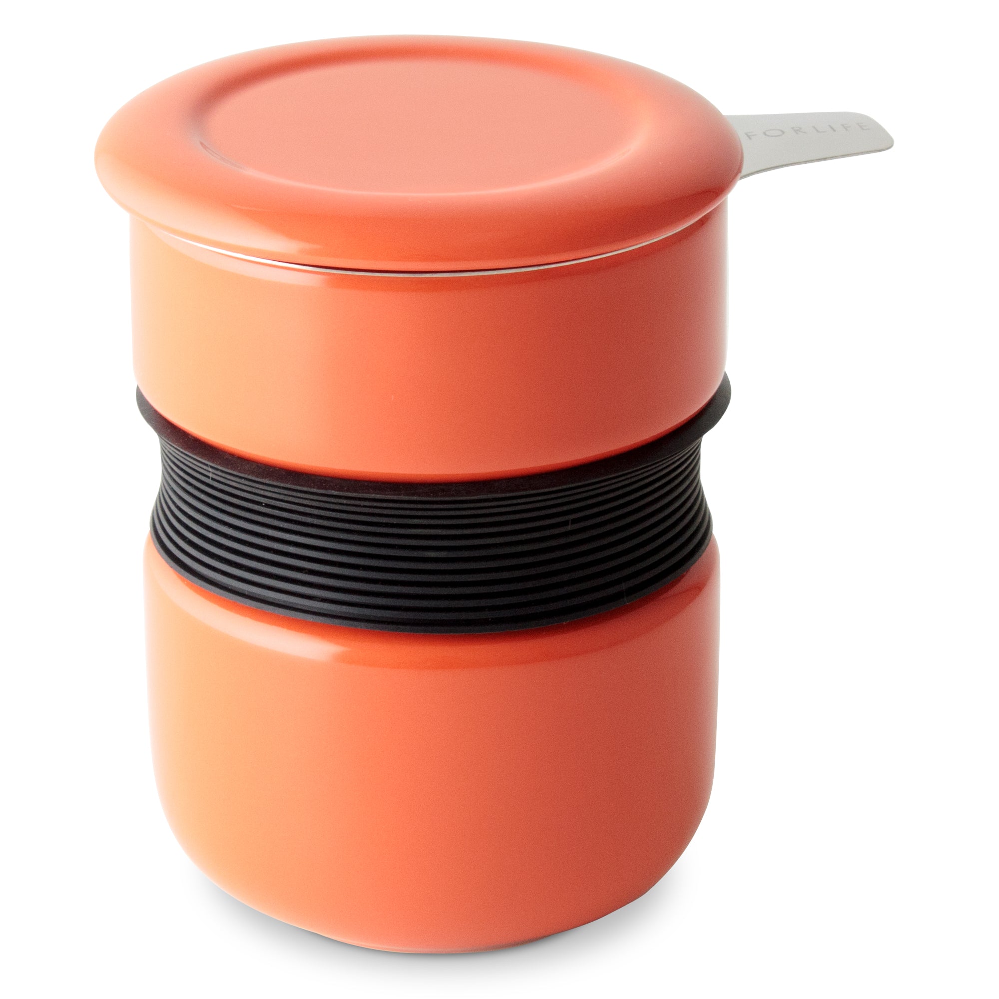 Curve Asian Style Tea Cup<br>with Infuser & Lid 12 oz.