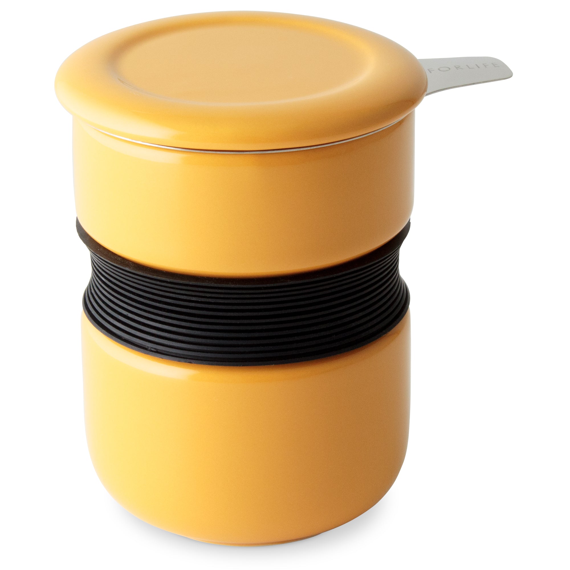 Curve Asian Style Tea Cupwith Infuser & Lid 12 oz. – FORLIFE Design
