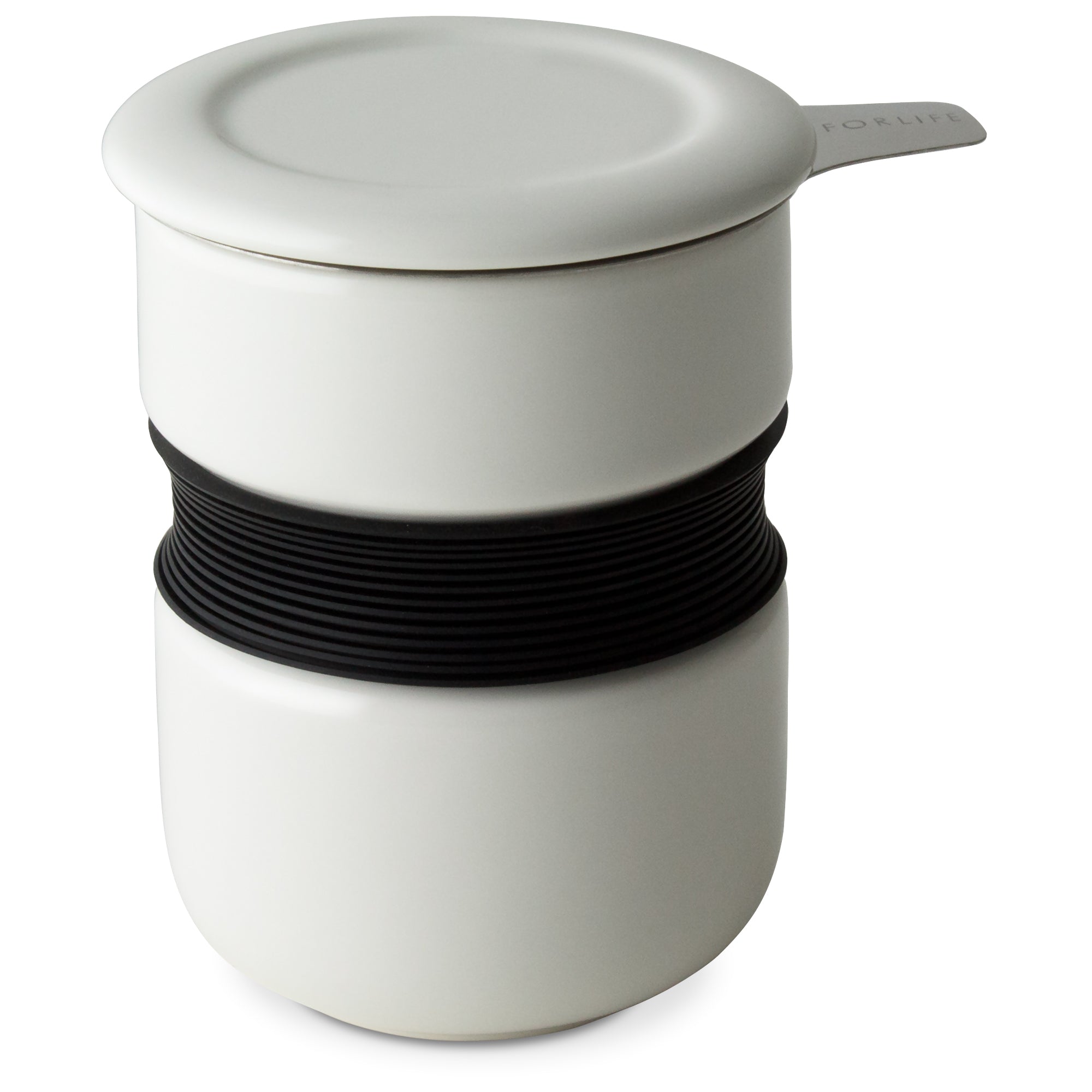 Curve Asian Style Tea Cupwith Infuser & Lid 12 oz. – FORLIFE Design