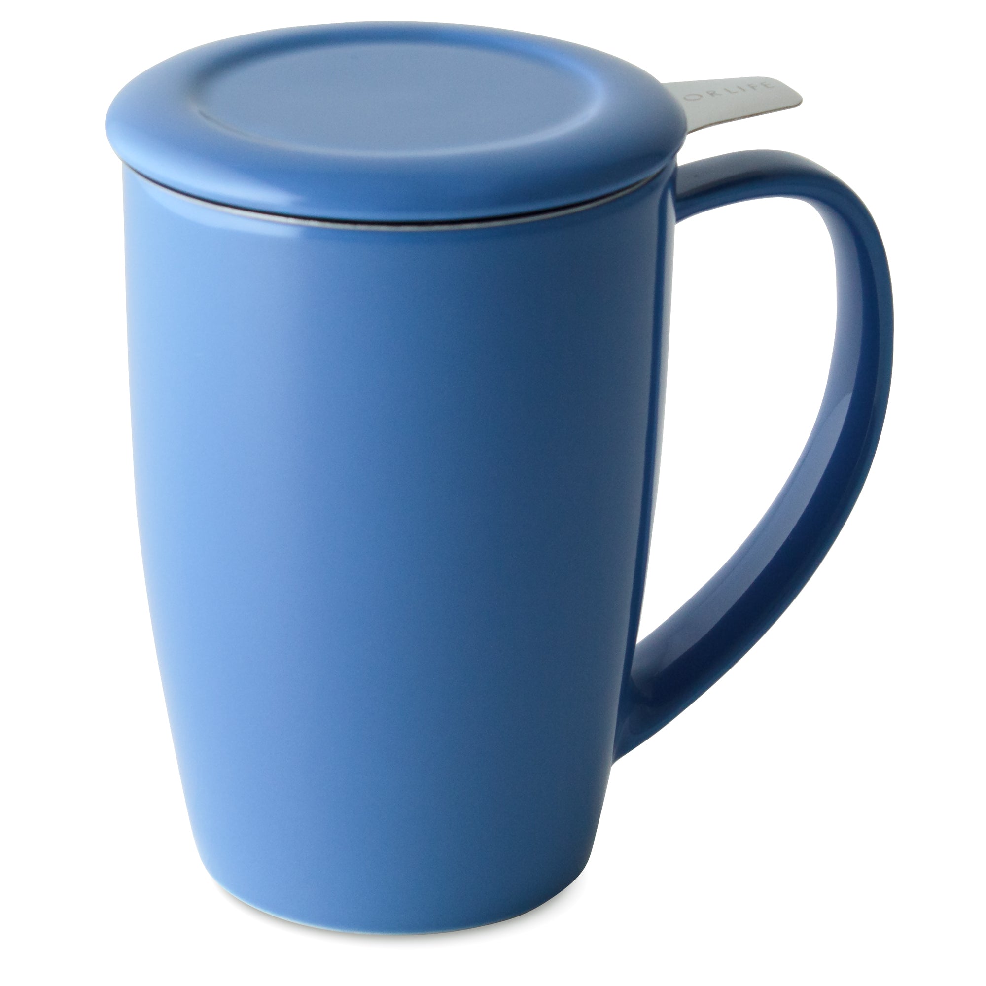Curve Tall Tea Mug<br>with Infuser & Lid 15 oz.