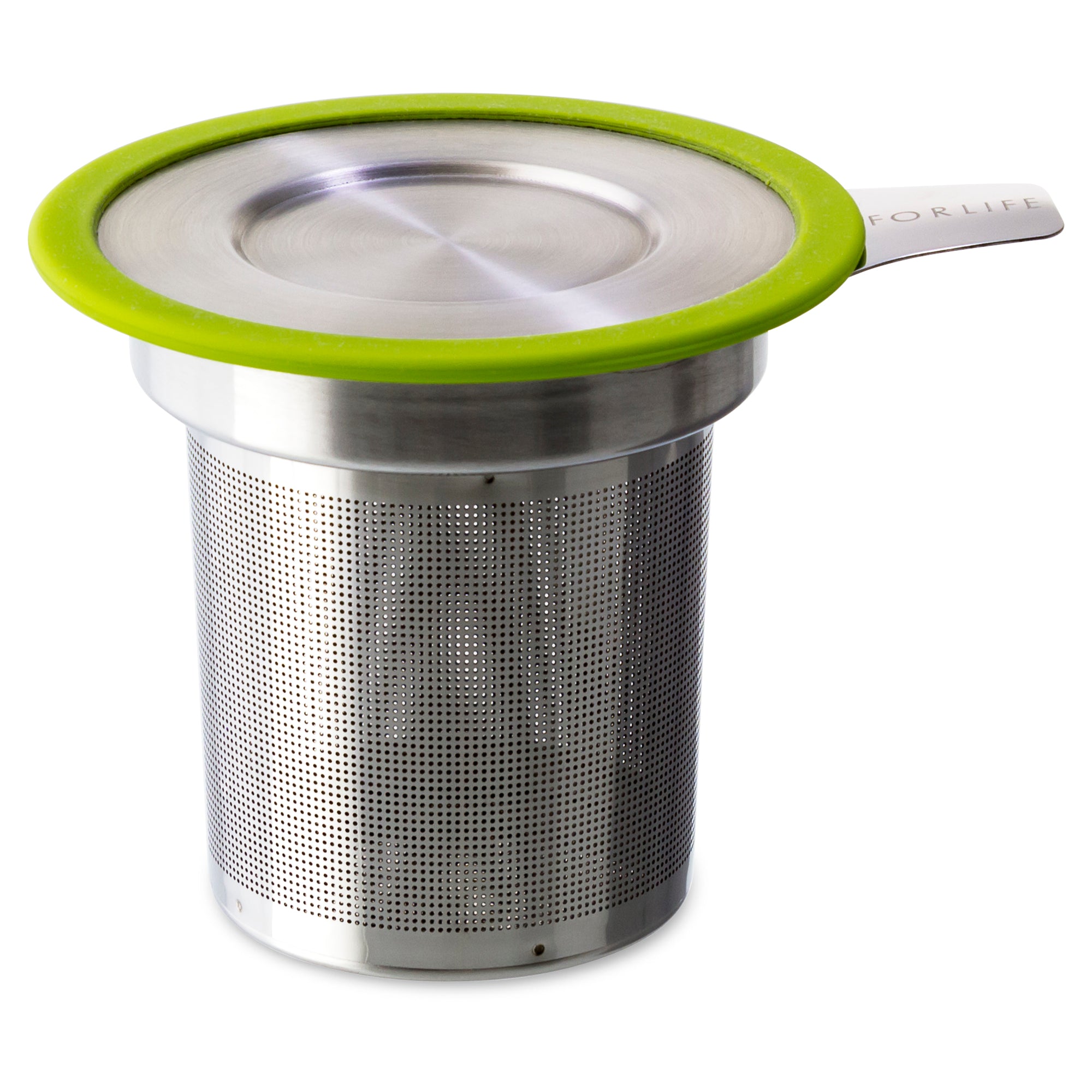 Brew-in-Mug Extra-fine Tea Infuser<br>with Lid