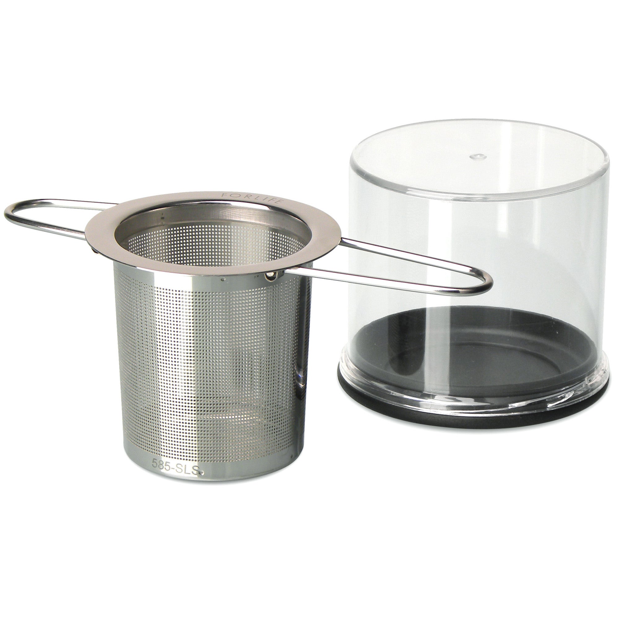 Folding Handle Tea Infuser with Carrying Case (Set of 6)