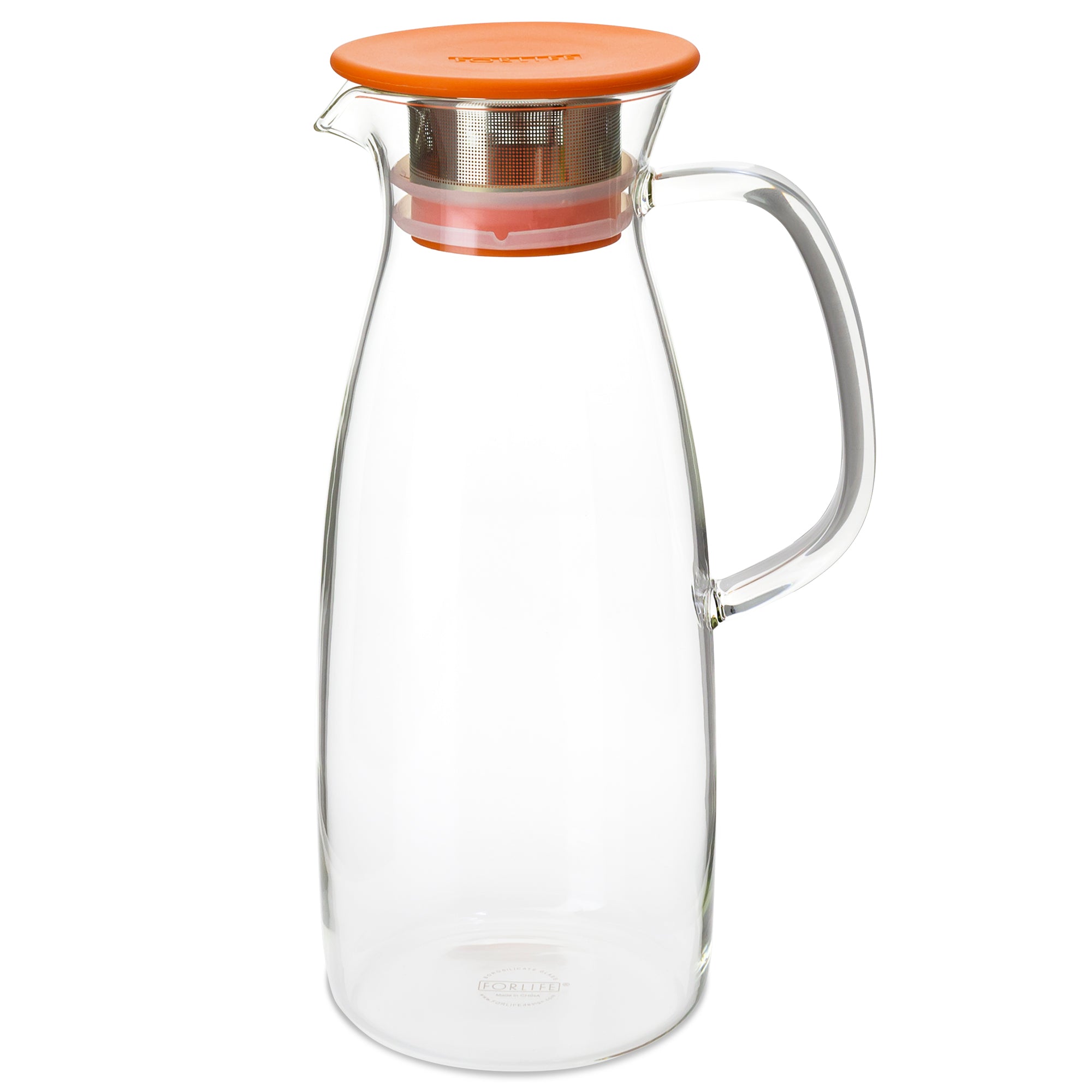 Mist Glass Ice Tea Jug for Cold-Brew, 50oz.