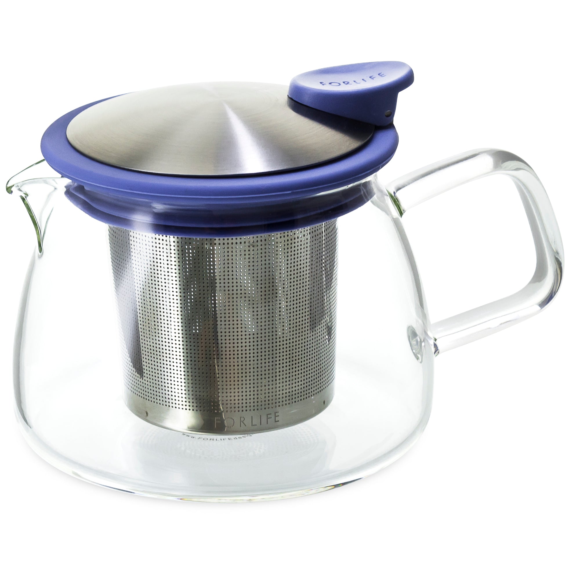 Bell Glass Teapot with Basket Infuser<br>14 oz.