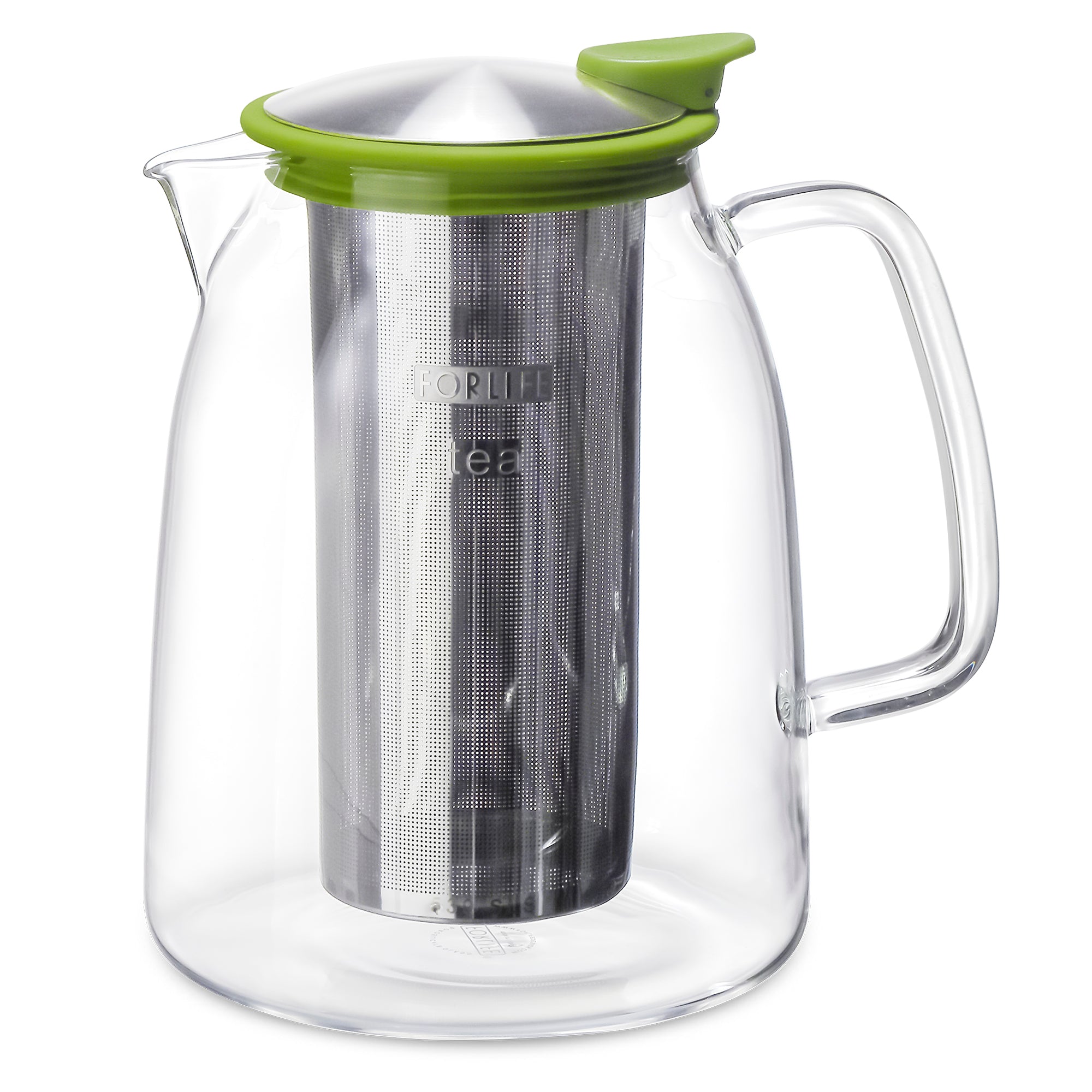 Glass Pitcher, 68oz Water Pitcher with Lid and Spout