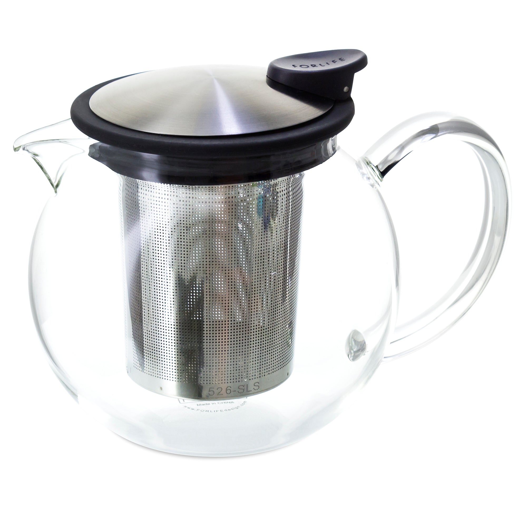 Bola Glass Teapot with Basket Infuser<br>25 oz.