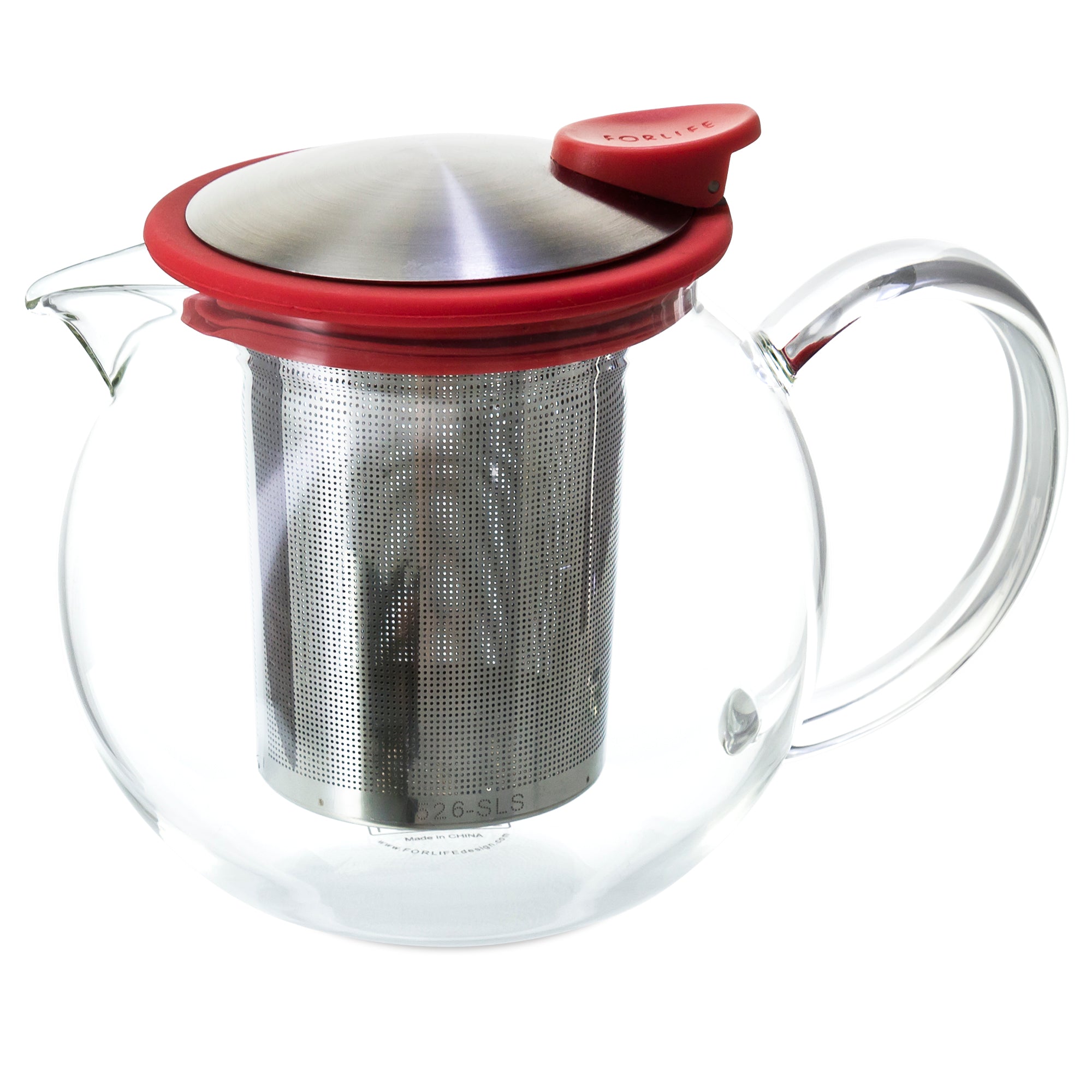 Bola Glass Teapot with Basket Infuser<br>25 oz.