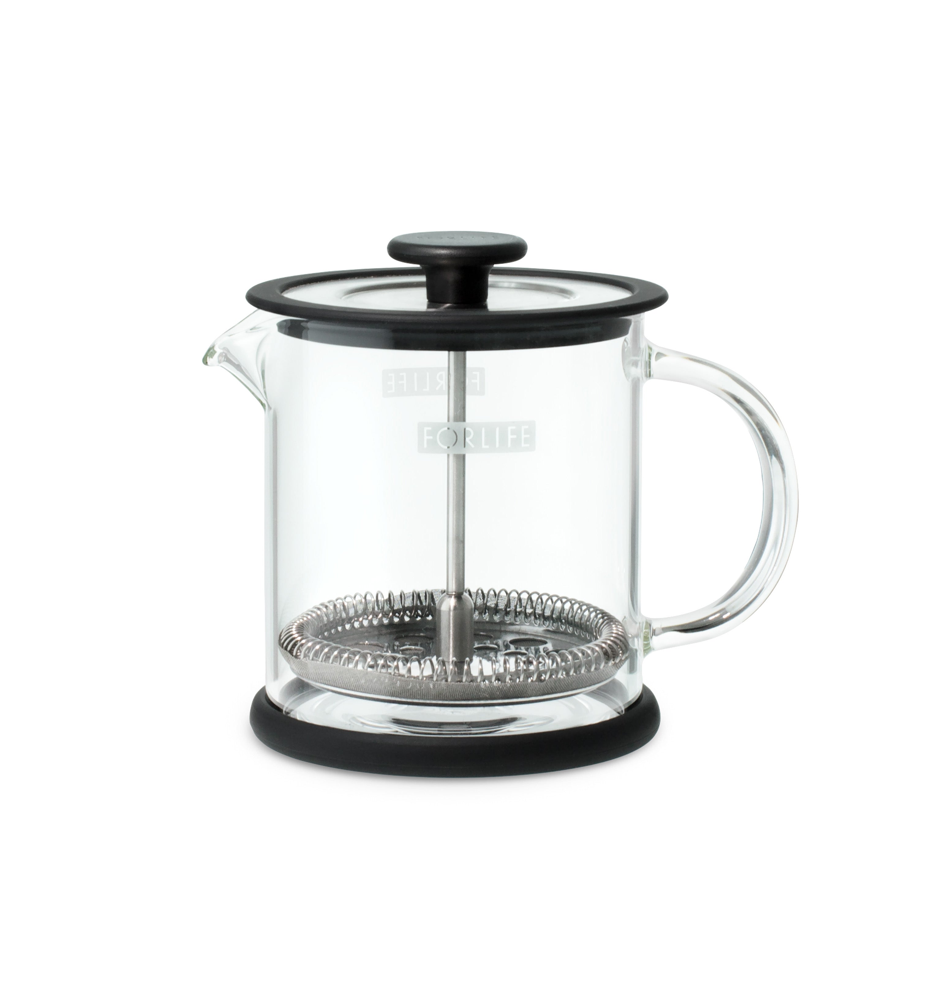 French Press Coffee Maker Glass Stainless Steel Large 32 oz.