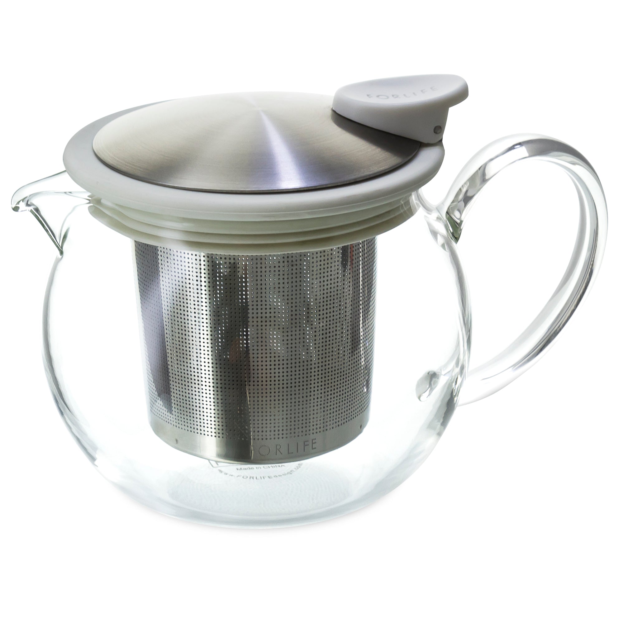 Libbey CT-504 Belle 13 oz. Stainless Steel Belle Tea Pot