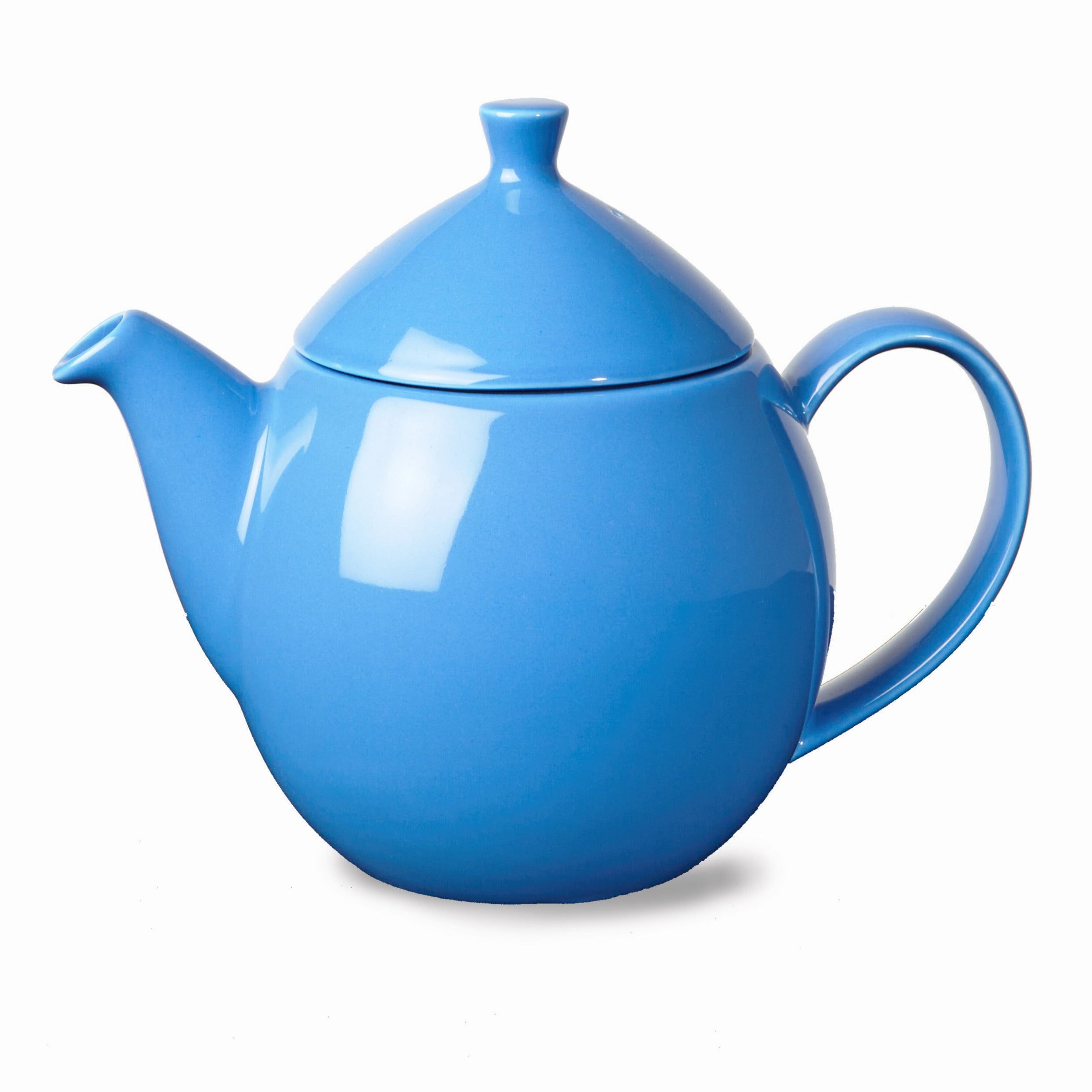 New Dew Teapot with Basket Infuser 14oz  Glossy Colors
