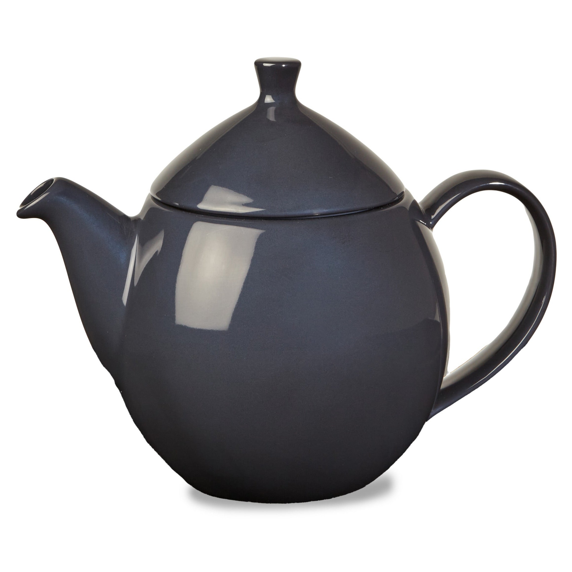 New Dew Teapot with Basket Infuser 14oz  Glossy Colors
