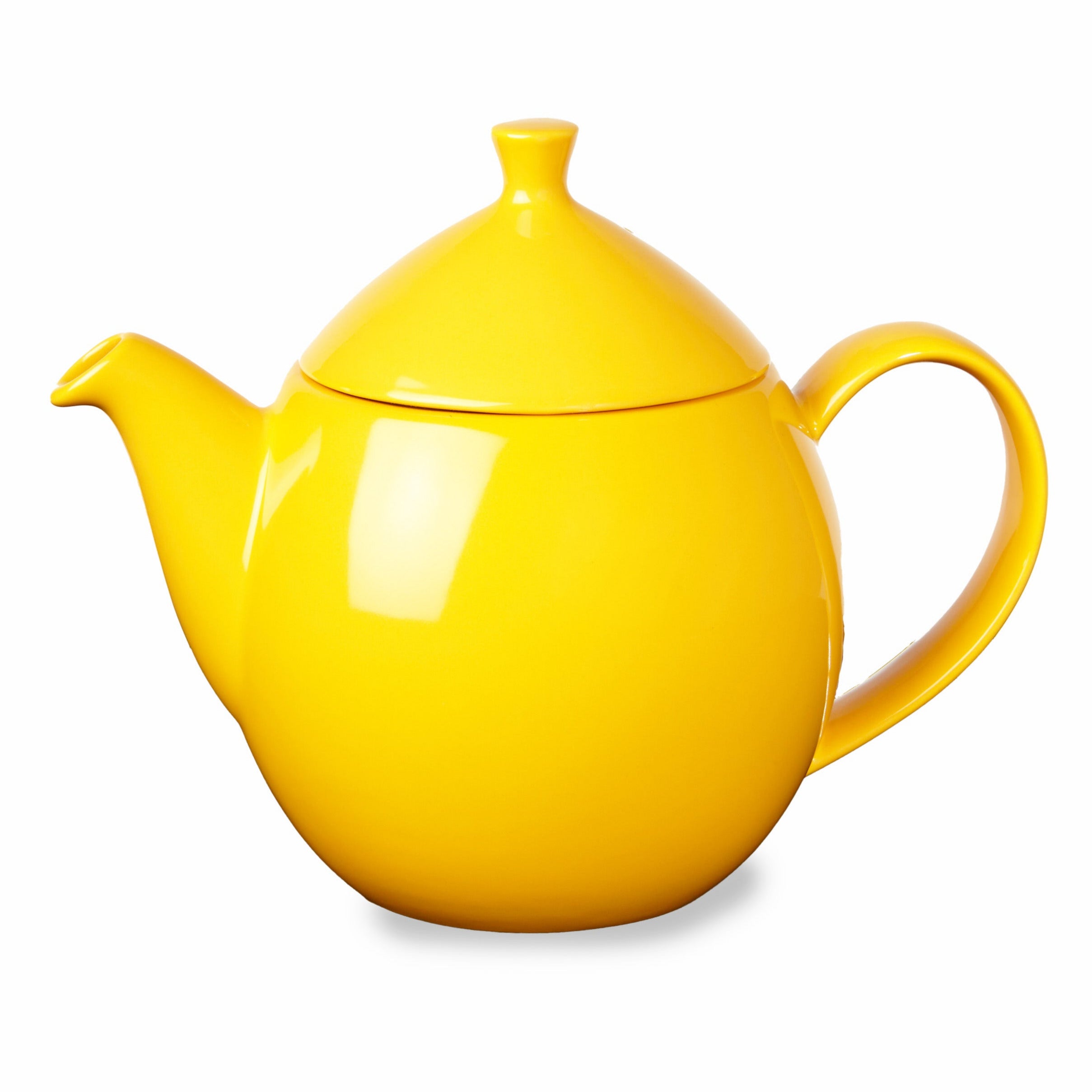 New Dew Teapot with Basket Infuser 14oz  Glossy Colors