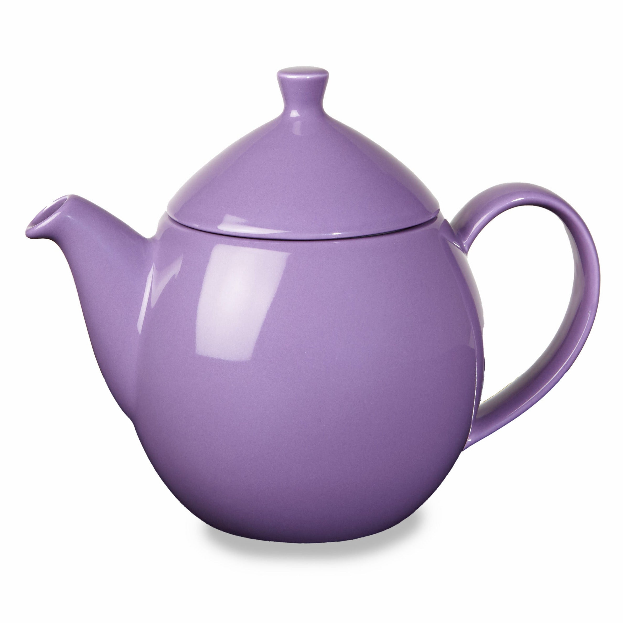 New Dew Teapot with Basket Infuser 14oz  Glossy Colors