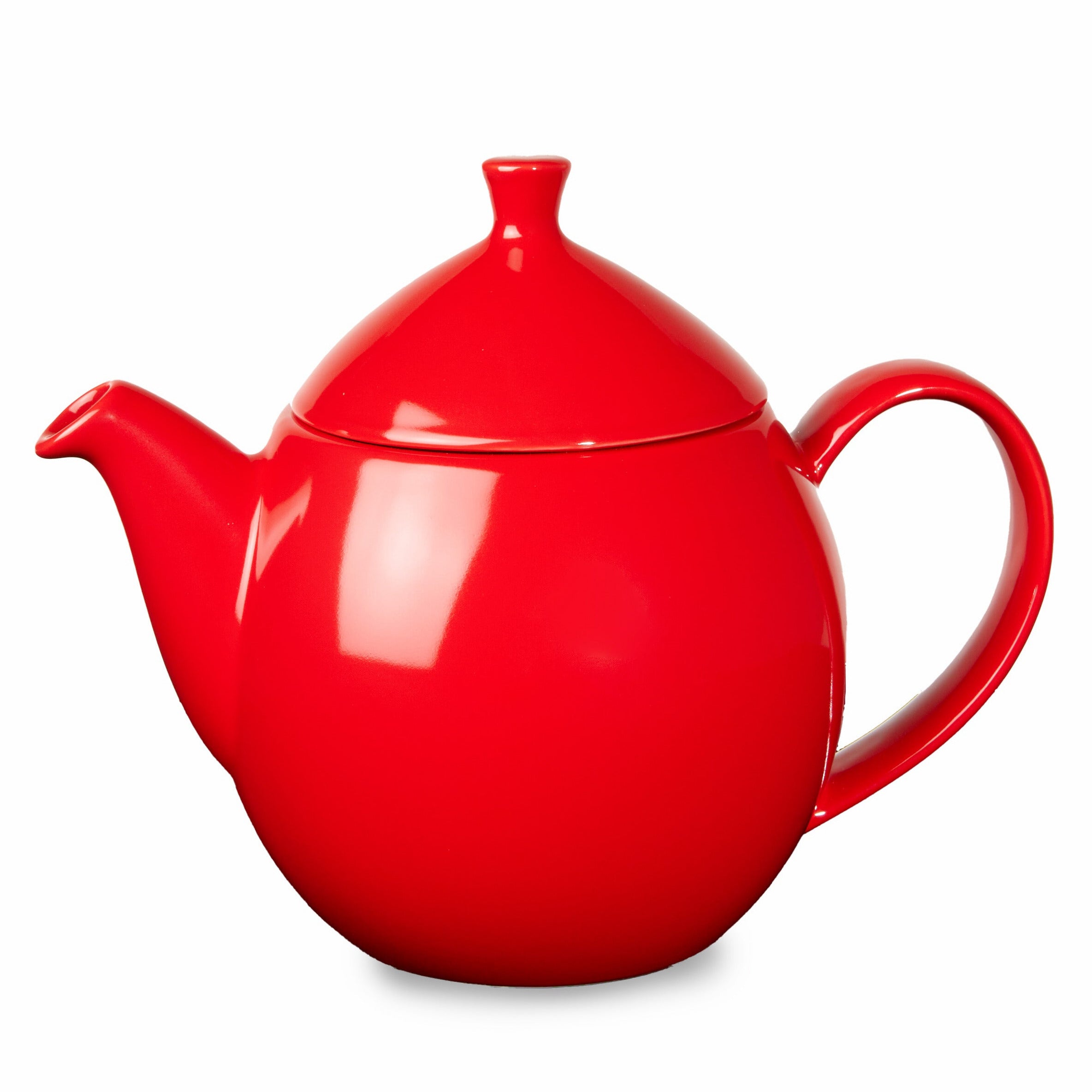 New Dew Teapot with Basket Infuser 14oz  Glossy Colors