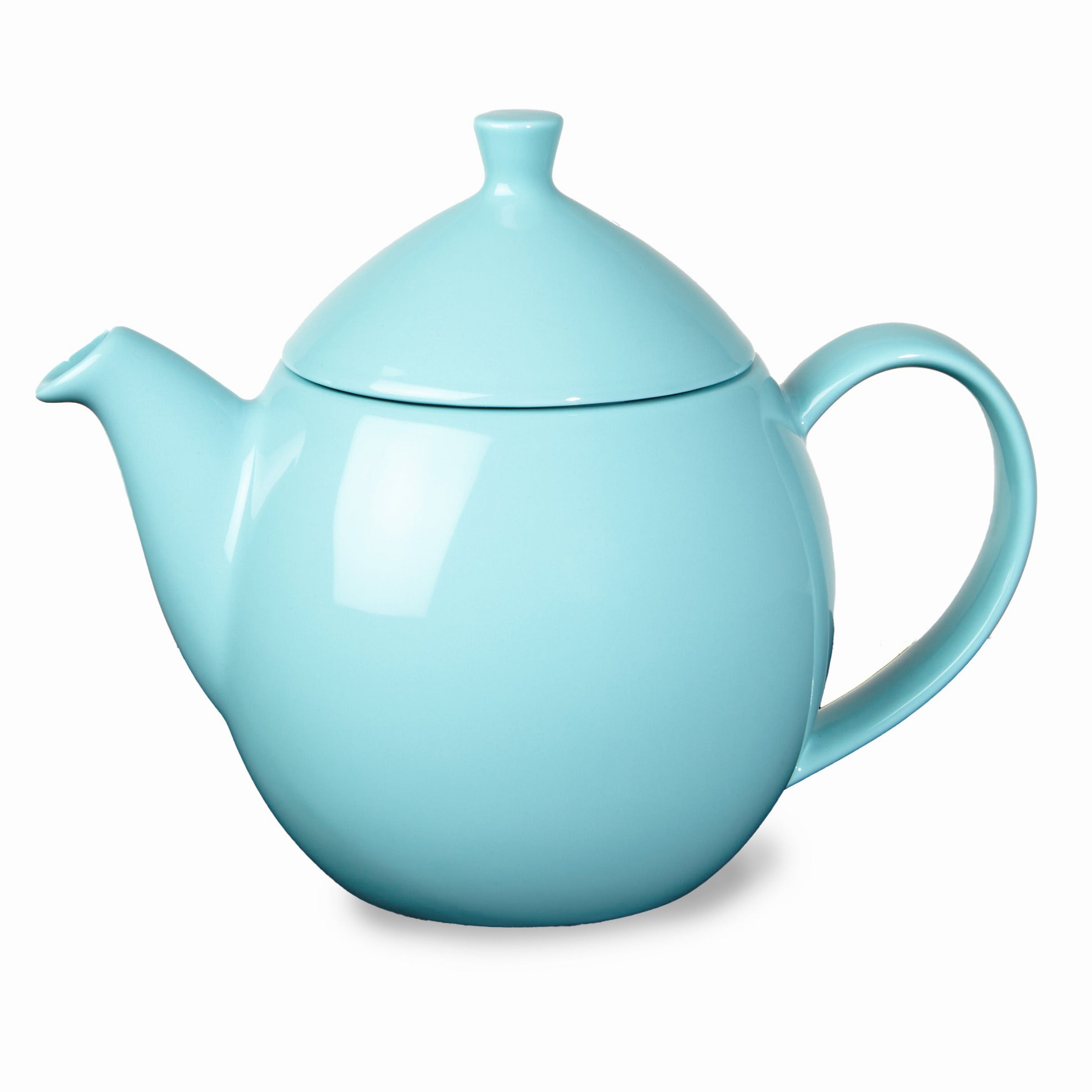 New Dew Teapot with Basket Infuser 14oz  Glossy Colors